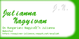 julianna nagyivan business card